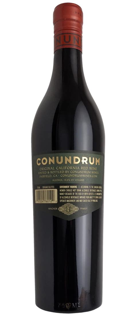 Conundrum 2017 Red Final Case Wines