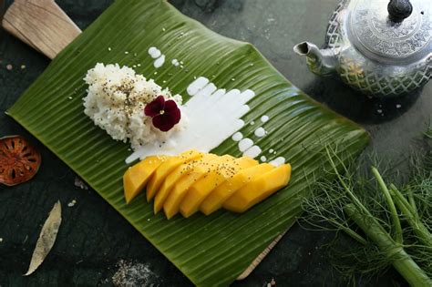 Thai Sweet Sticky Rice With Mango Khao Neeo Mamuang Ricerecipesnet