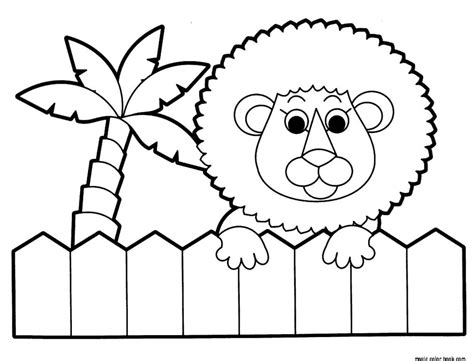 Zoo Coloring Pages For Kids At Free Printable