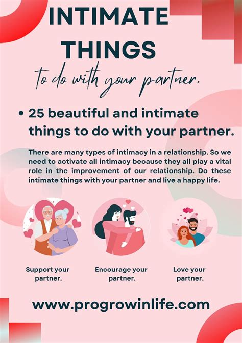 Wonderful And Intimate Things To Do With Your Partner For A Happy