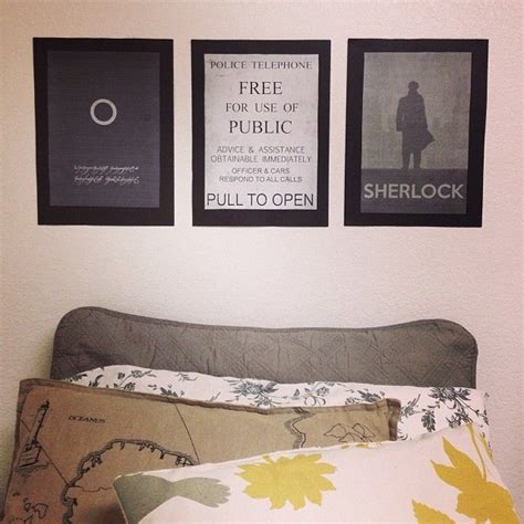 Decorate your living room, bedroom, or bathroom. Geek chic Bedroom decor, the Lord of the Rings, Doctor Who ...