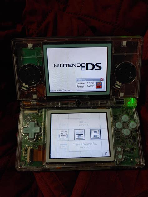 After turning the ds on and arriving at the main screen, at the top of the bottom screen it says. I made a custom home screen for my R4 card that matches ...