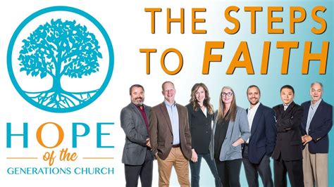 The Steps To Faith Hope Of The Generations Church Service Sunday