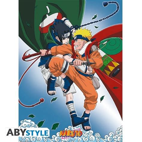 Naruto Shippuden Naruto Vs Sasuke 52x38 Cm Poster By Abysse The