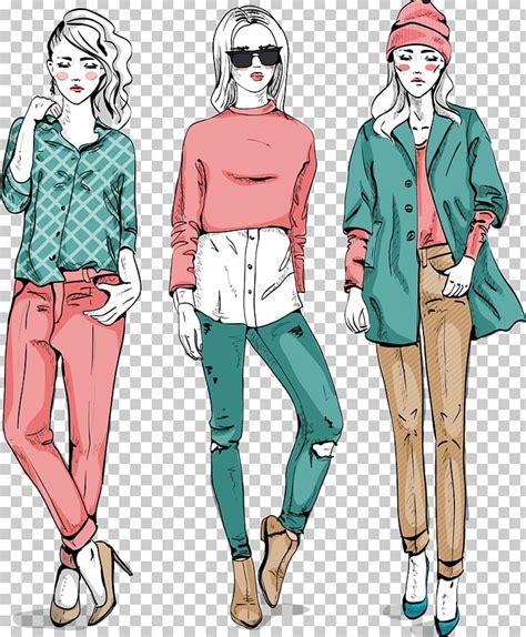 Fashion Cartoon Drawing Png Clipart Art Business Woman Cool