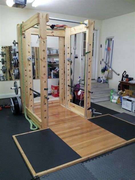 Squat Rack With Lifting Platform Homemade Exercise Equipment