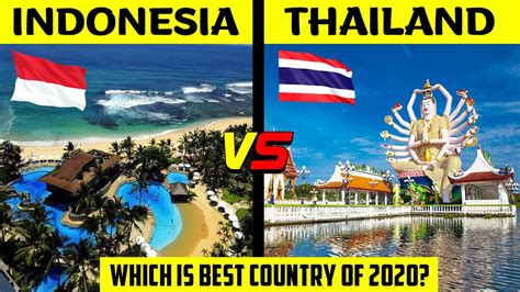 Both are exquisitely beautiful and culturally rich while maintaining a lot of similarities and differences. Indonesia VS Thailand | Country Comparison | Military, GDP ...