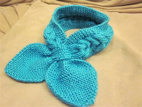 Loving Blueberry Knitted Neck Scarf O≧∇≦o