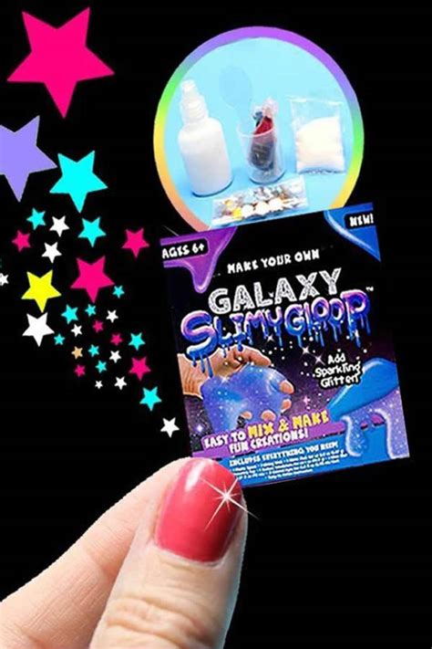 Diy Miniature Galaxy Slime How To Make Galaxy Slime Kit Space Slime Recipe