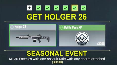 How To Get Unlock Holger 26 Seasonal Event Season 4 Call Of Duty Mobile