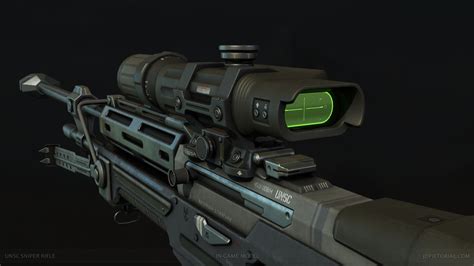 Artstation Halo Sniper Rifle Joris Brouwers Army Jokes Halo Reach