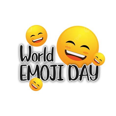 World Emoji Day Celebration Design World Emoji Day Loughter Smile