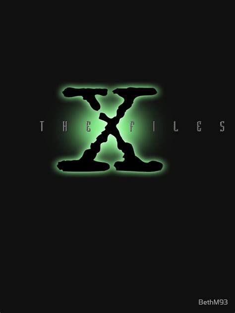 The X Files Logo T Shirt By Bethm93 Redbubble