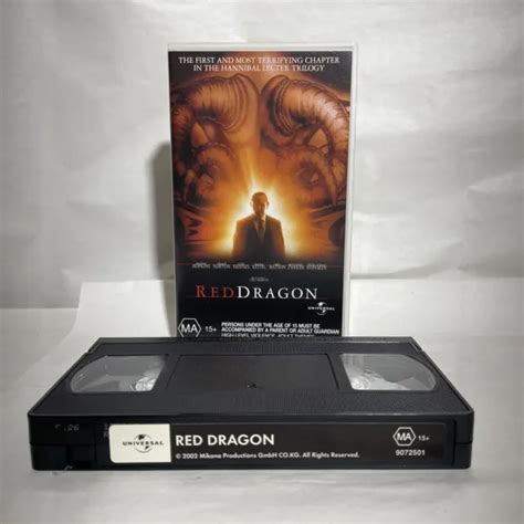 Red Dragon Vhs Anthony Hopkins Hannibal Lecter Horror