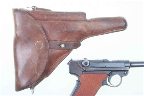 Attractive Swiss Bern M1929 Luger Red Grip Military I 300 Historic