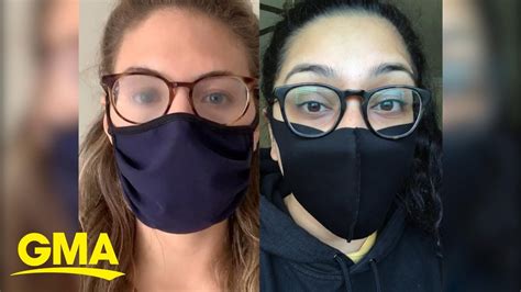 How To Wear A Face Mask Without Your Eyeglasses Fogging Up L Gma Digital Youtube
