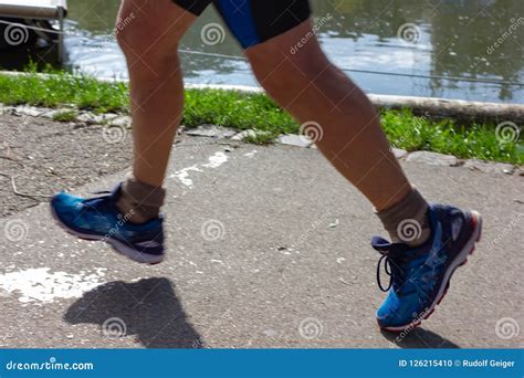 People Practise Outdoor Sport Running Stock Photo Image Of Person
