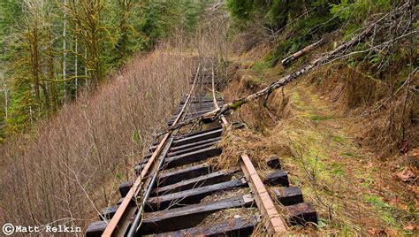 Abandoned Port Of Tillamook Bay Railroad 2 Or Tillamook Bay Oregon