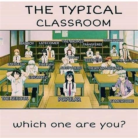 The Typical Classroom Funny School Memes Anime Memes Funny Funny