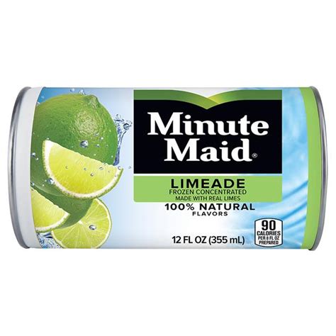 Pour into glasses and serve immediately. Minute Maid Premium Limeade Frozen Concentrate | Hy-Vee ...