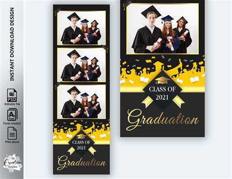 Photo Booth Graduation Template Printable Word Searches