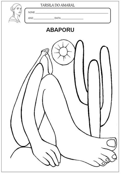 Desenhos De Obras Da Tarsila Do Amaral Para Imprimir E Colorir Porn Sex Picture