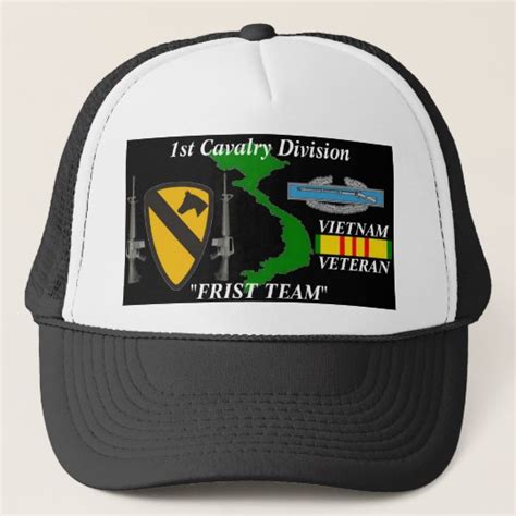 1st Cavalry Divisionfirst Team Vietnam Ball Caps
