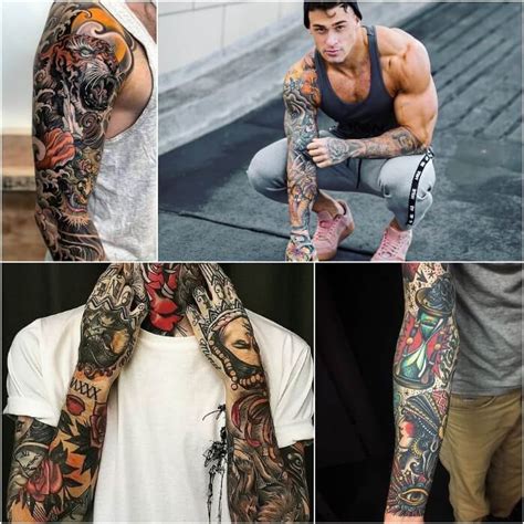 125 fantastic half and full sleeve tattoos for 2021. Sleeve Tattoos for Men - Best Sleeve Tattoo Ideas and Designs