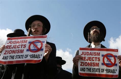 Radical Ultra Orthodox Jews Protest Netanyahus Speech Zionists In