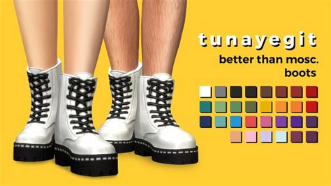 Better Than Mosc Boots Sims 4 Cc Shoes Sims 4 Toddler Sims 4
