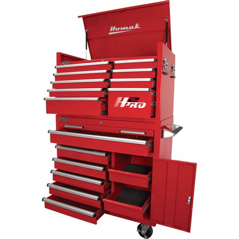 Homak H2pro 41in 9 Drawer Top Tool Chest — 41 18inw X 21 34ind X