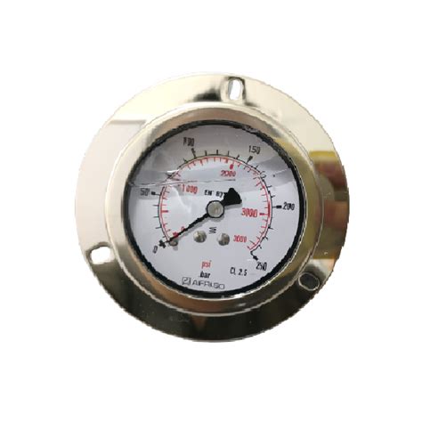 0 250bar Afriso Hydraulic Oil Pressure Gauge For Eps Machine Epstec