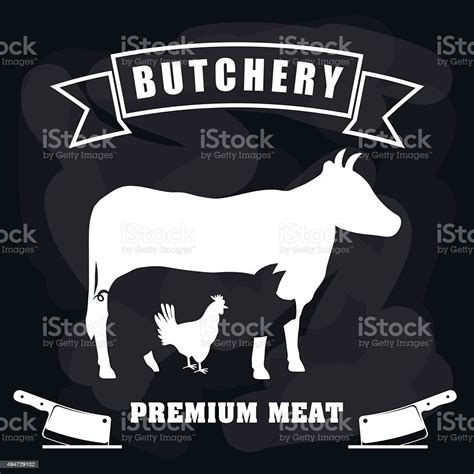 Butchery Or Butcher Theme Stock Illustration Download Image Now