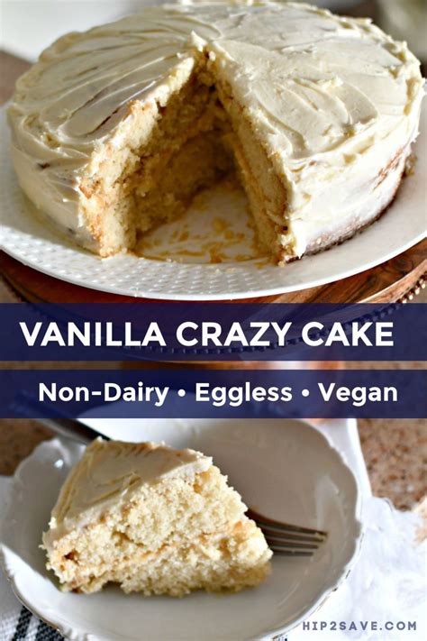 The Best Vanilla Crazy Cake Recipe No Eggs Milk Or Butter In 2020