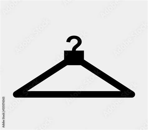 Icon Hanger Hanging Clothes Stock Image And Royalty Free Vector Files