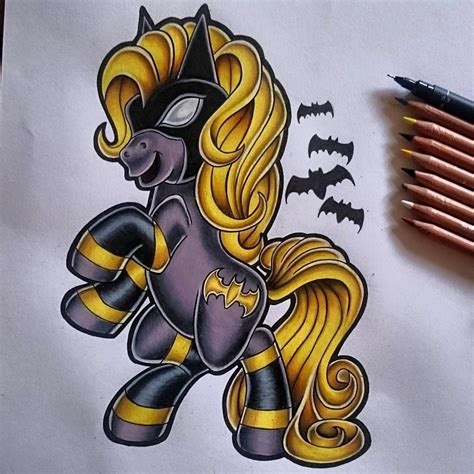 Batman My Little Pony With Images My Little Pony Tattoo My Little