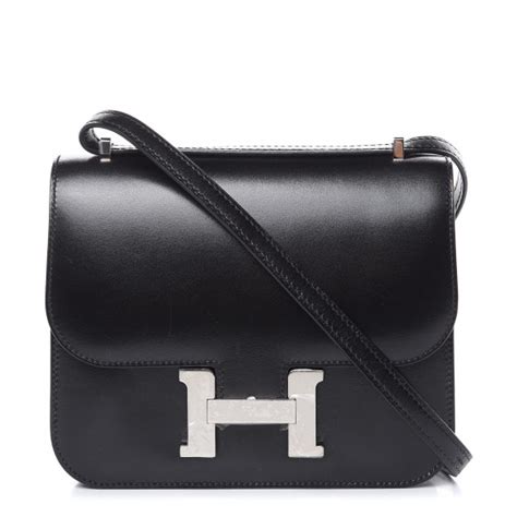 Hermes Box Constance 18 Black 424099 Fashionphile