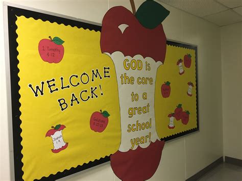 Back To School Bulletin Board For Heritage Christian Academy Back To