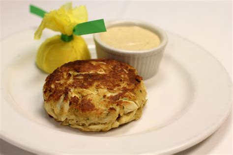 Jumbo Lump Crab Cake That Is Pan Seared And Served With Remoulade Sauce