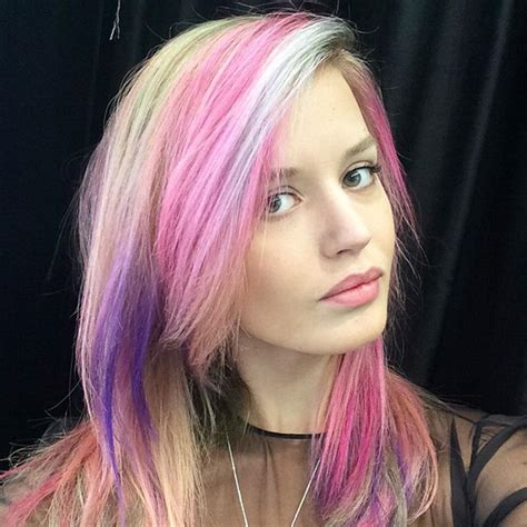 Rainbow Multi Coloured Hair Dye Trend