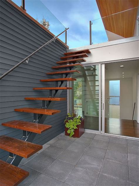 25 Marvelous Outdoor Stairway Ideas For Creative Home Design Exterior Stair Railing Outdoor