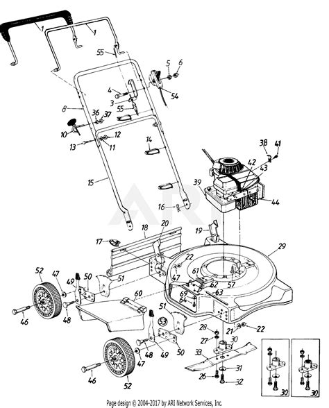 Mtd Wizard Mdl 110 070r098mtd2034a09 Parts Diagram For Parts