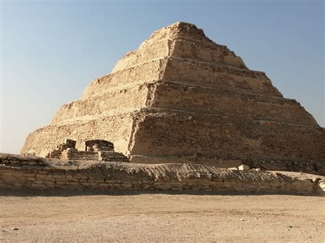 Pyramid Of Djoser Step Pyramid Of Djoser In Saqqara