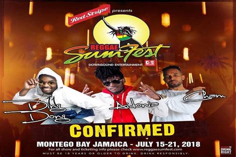 beres hammond maxi priest sizzla for reggae sumfest 2018