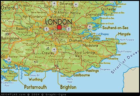 South east england is one of the most visited regions of the united kingdom, being situated around the english capital city london and located closest to the continent. Map Of southern England Counties | secretmuseum
