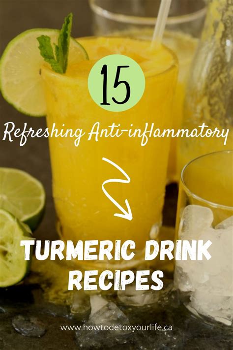 Refreshing Anti Inflammatory Turmeric Drink Recipes In
