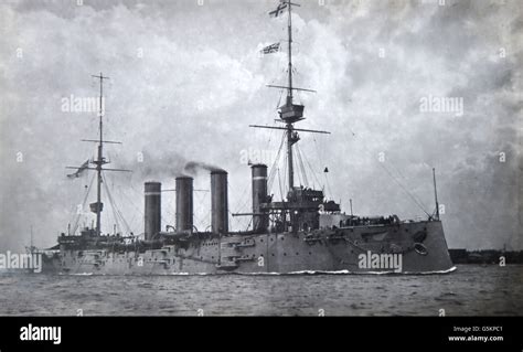 Hms Good Hope Warship Built For The Royal Navy 1900 Stock Photo Alamy