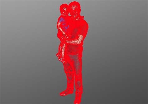 No49 Father And Daughter 3d Model Cgtrader