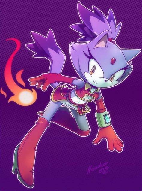Blaze The Cat With A New Design By Nancher Sonic Fan Art Sonic And
