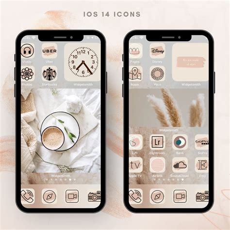 Ios App Icons Nude Aesthetic For Home Screen Ios Etsy
